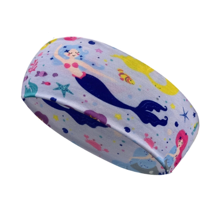 Unisex Simple Style Classic Style Cartoon Character Plaid Imitation Cotton Printing Hair Band