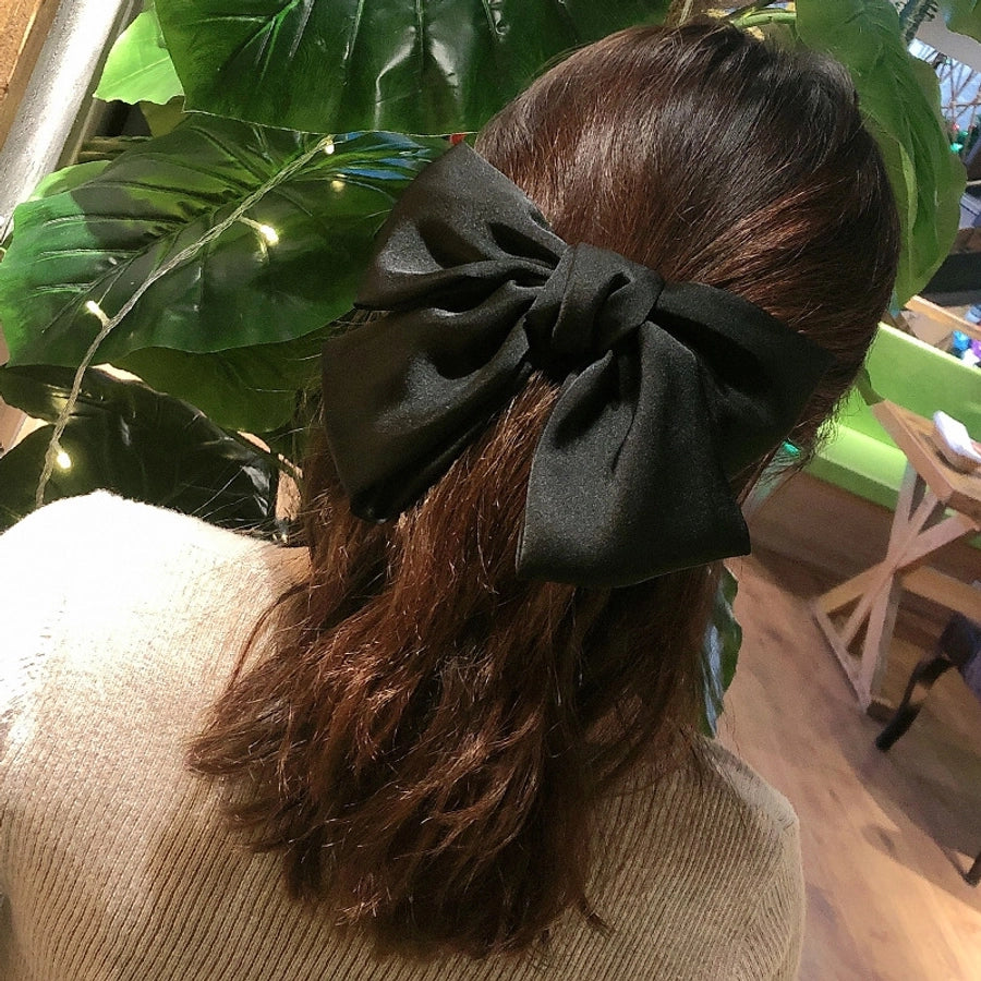 fashion bow knot cloth hair clip 1 piece