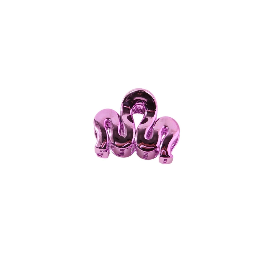 Women's Simple Style Classic Style Solid Color Alloy Stoving Varnish Hair Claws