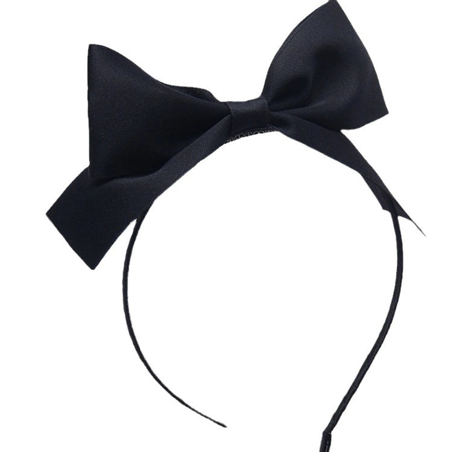 women's cute bow knot cloth ribbon hair clip hair band