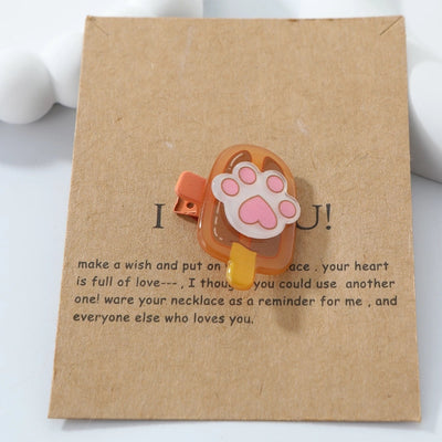 Women's Cute Funny Animal Alloy Resin Hair Clip