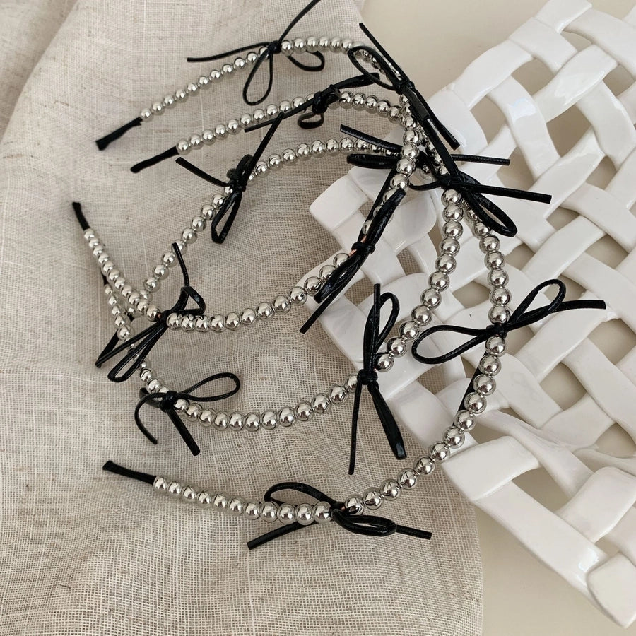Women's Casual Simple Style Streetwear Bow Knot Iron Hair Band