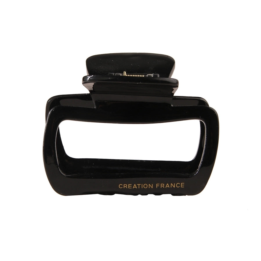 New Arrival Square Grip Spring/Summer Cream Color Shark Clip Female Back Head Updo Hair Clip