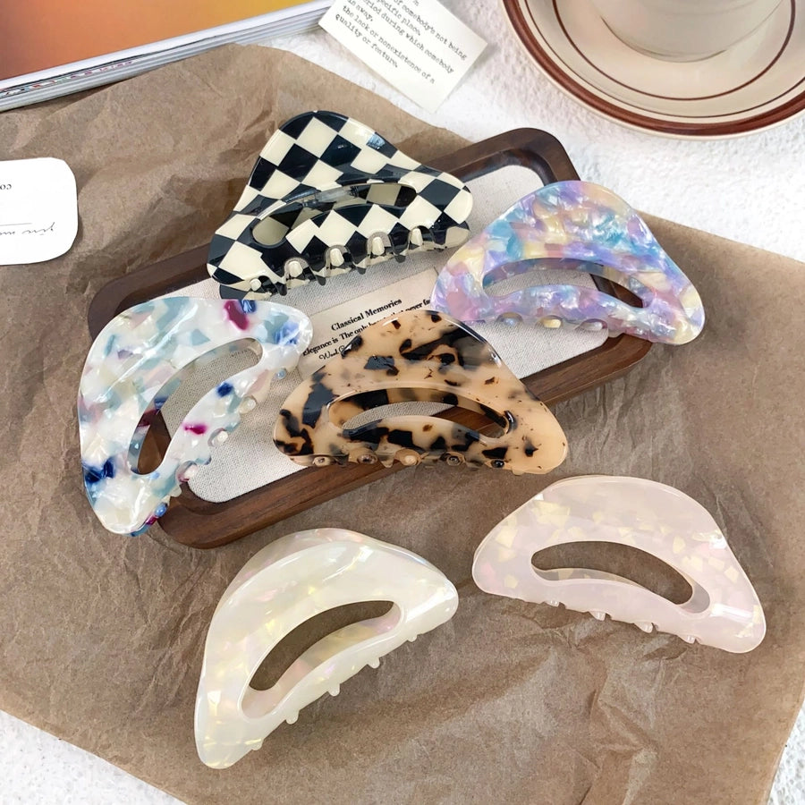 Women's Simple Style Classic Style Color Block Acetic acid sheets Hair Claws