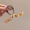 Online celebrity Korean style gradient love back head temperament female hairpin summer simple sweet  shark clip grip