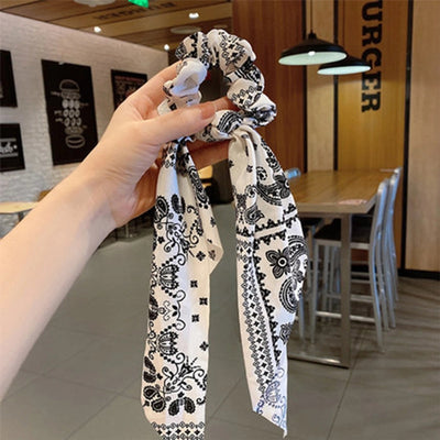 new spring and summer streamer fashion hair ring fabric headdress