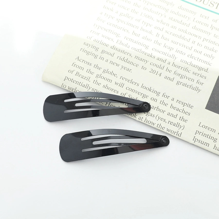 Women's Girl'S Simple Style Triangle Solid Color Iron Hair Clip