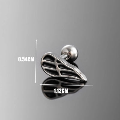 1 Piece IG Style Classic Style Cool Style Geometric Round 316 Stainless Steel  Ear Studs
