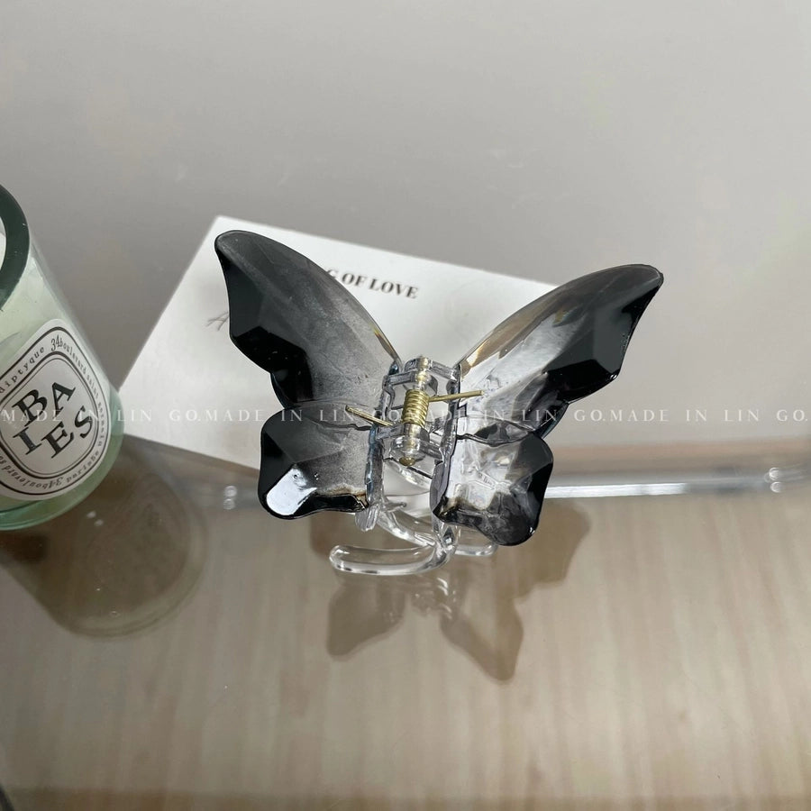 Women's Sweet Cool Style Butterfly Metal Plating Hair Claws