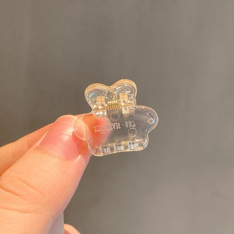 retro geometric transparent acrylic small catch clip wholesale nihaojewelry