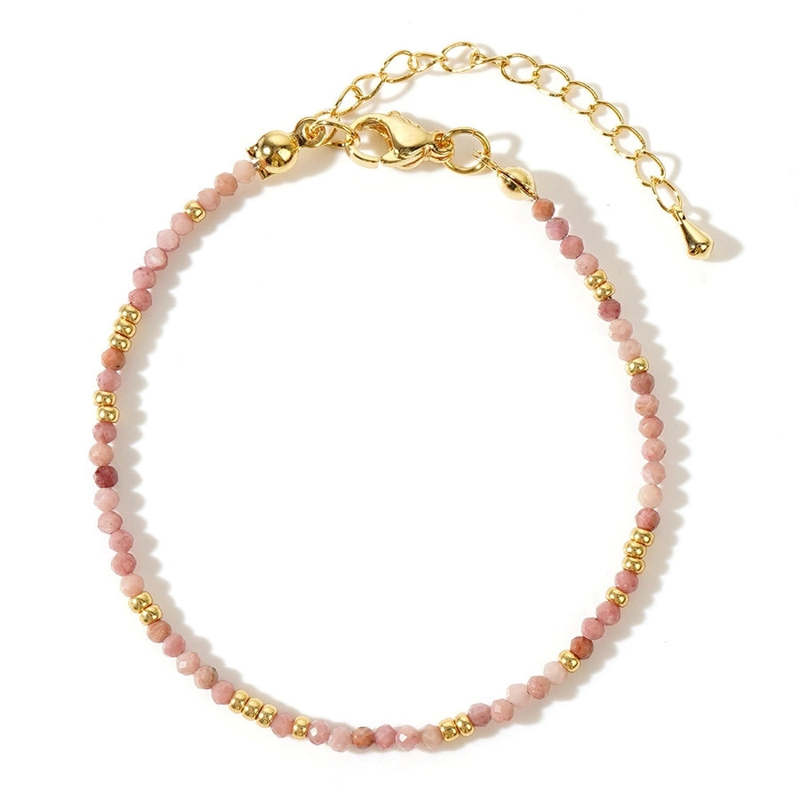 Hot Selling New Bohemian Style Colorful Natural Stone Beads String Bracelet Women's Jewelry Affordable Luxury Fashion