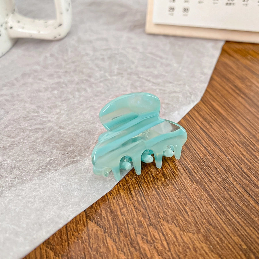 Women's IG Style Marble Acetic acid sheets Hair Claws