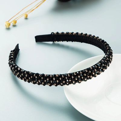 women's fashion crystal artificial crystal beaded artificial crystal hair band 1 piece