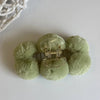 simple style classic style solid color plastic plush hair claws