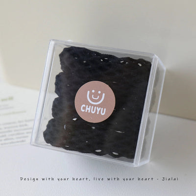 Korean style wide hair rope female Four Seasons adult ponytail leather cover headband simple temperament hair band high elastic durable rubber band