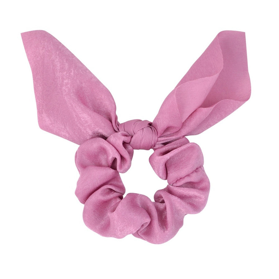 elegant basic simple style solid color cloth hair tie