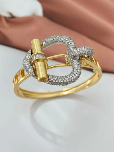 Jewelry Casual Elegant Lady Heart Shape Copper Zircon Inlay Jewelry Set