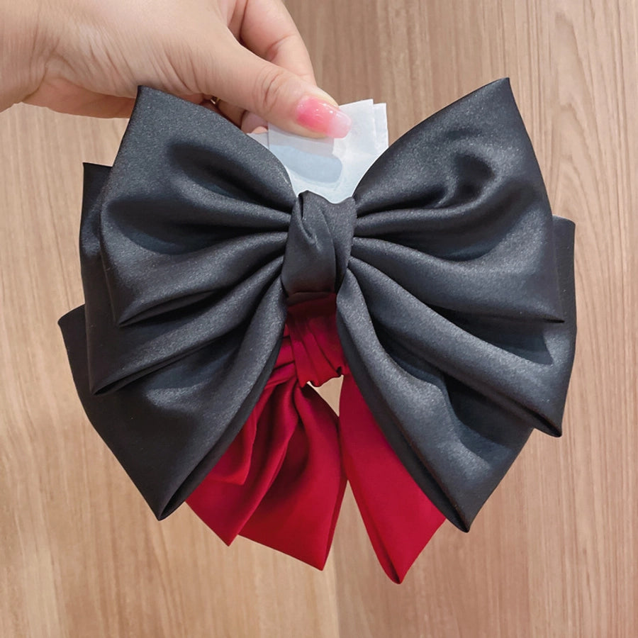 fashion bow knot cloth hair clip 1 piece