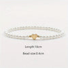 Elegant Simple Style Letter Heart Shape 304 Stainless Steel Artificial Pearl Bracelets In Bulk