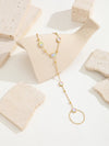 Simple Style Classic Style Petal Butterfly Bow Knot Titanium Steel 18K Gold Plated Rhinestones Bracelets In Bulk