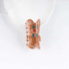 Cute Christmas Women's Christmas Hat Gingerbread PVC Hair Claws