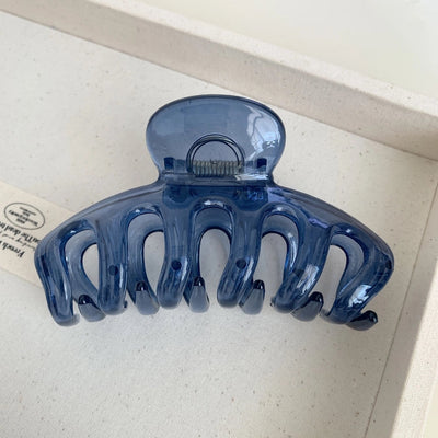 Women's Korean Style IG Style Solid Color Injection Molding Hair Claws