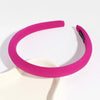 simple style solid color polyester rib-knit hair band 1 piece