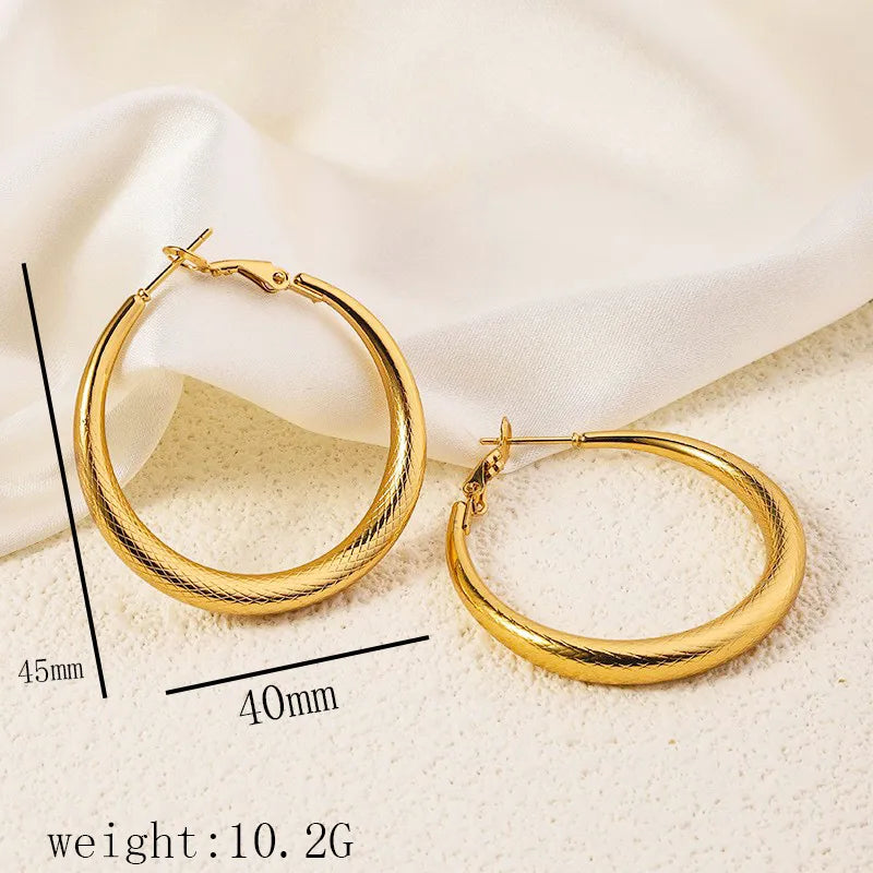 1 Pair Simple Style Commute Geometric Heart Shape Plating Titanium Steel Drop Earrings Earrings Ear Studs