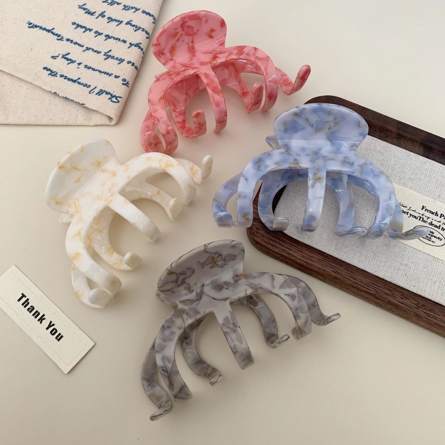 Women's Basic Simple Style Solid Color Acetic acid sheets Hair Claws