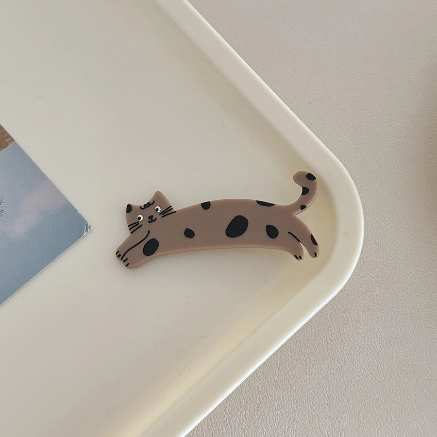 Women's Cute Cat Arylic Hair Clip