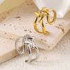 Jewelry Simple Style Classic Style Geometric Titanium Steel Open Rings
