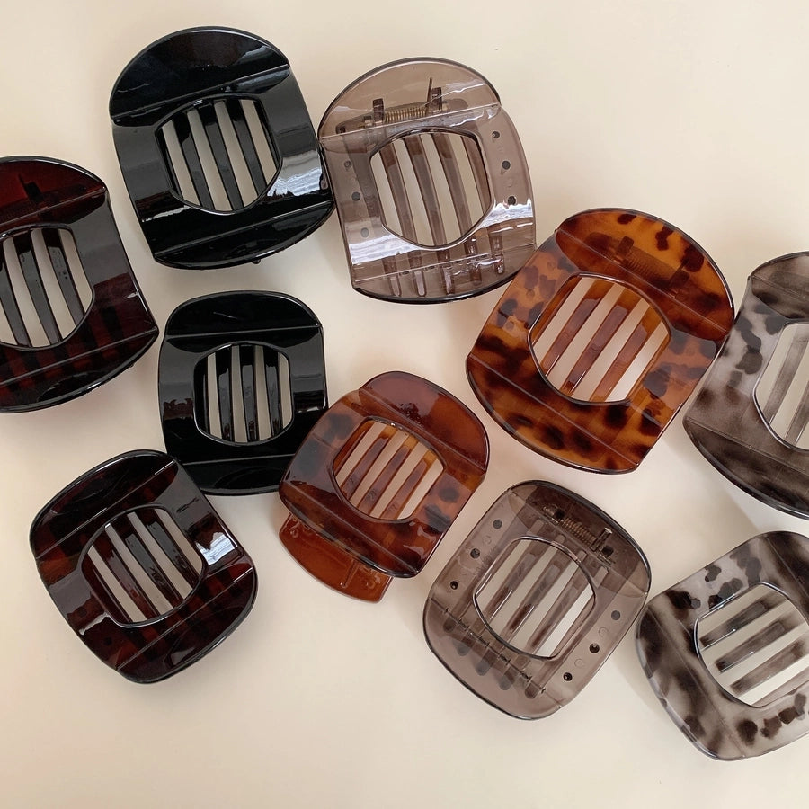 Retro Hawksbill Barrettes Women's Back Head Grip 2024 New Hair Pin High Sense Shark Clip Loose Clip Hairware