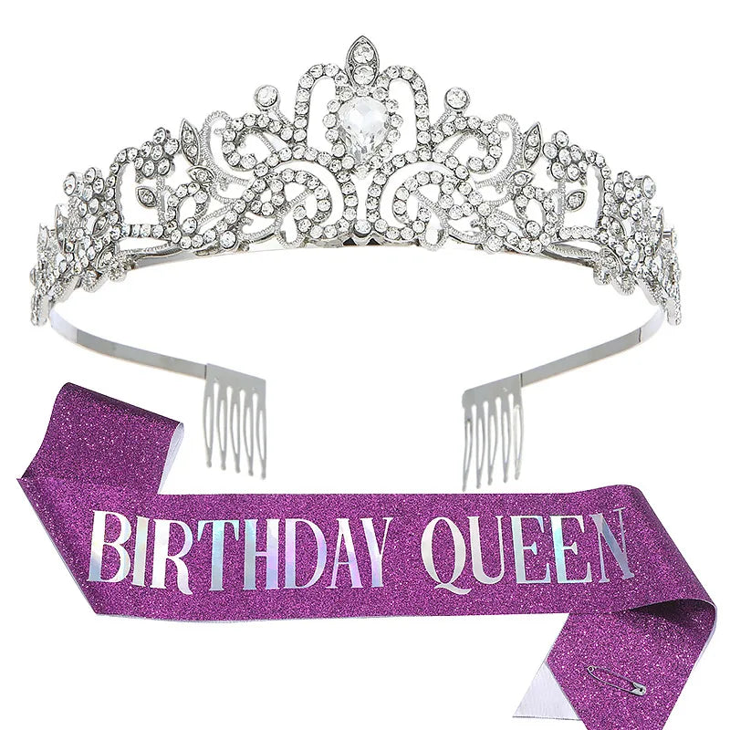 women's simple style solid color alloy plating inlay artificial gemstones crown