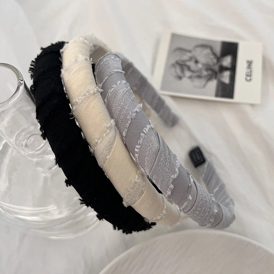 Women's Casual Simple Style Solid Color Cloth Handmade Hair Band