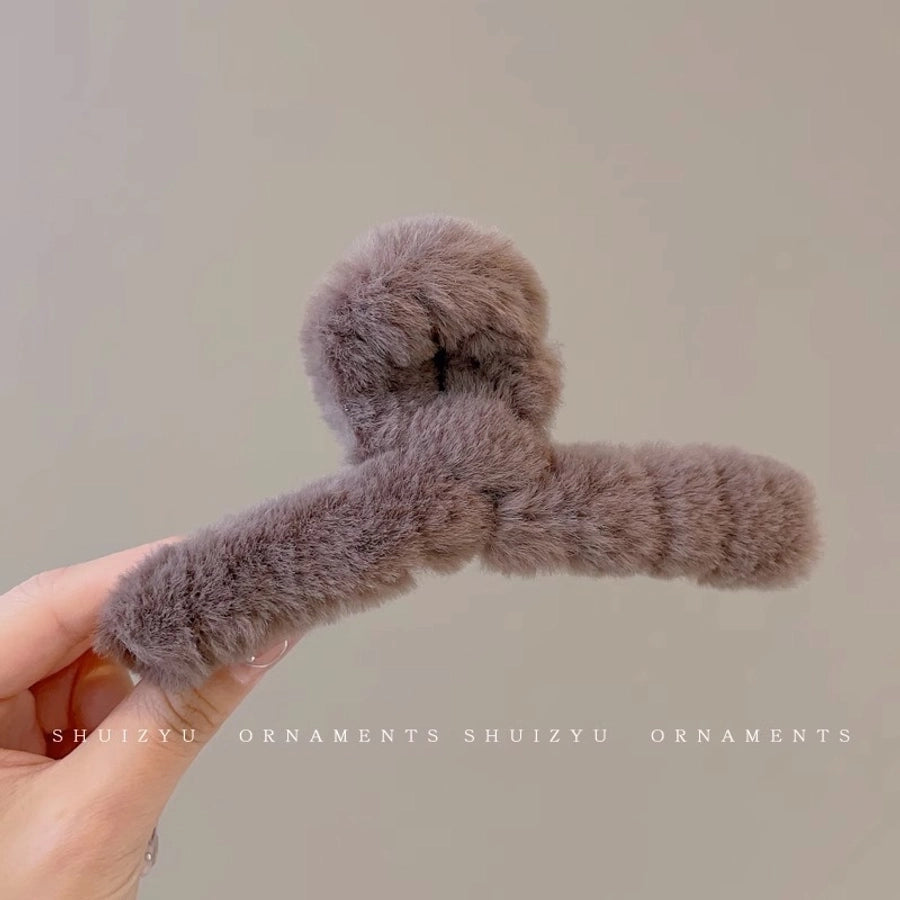 Casual Simple Style Heart Shape Bow Knot Arylic Alloy Hair Claws 1 Piece