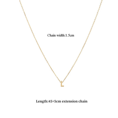 Jewelry Casual Classic Style Letter 201 Stainless Steel 304 Stainless Steel Pendant Necklace