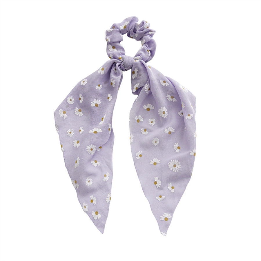 fairy style flower cloth handmade hair tie