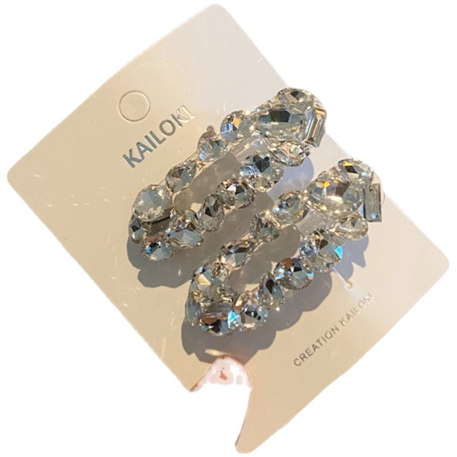 fairy style sparkly artificial crystal hair clip