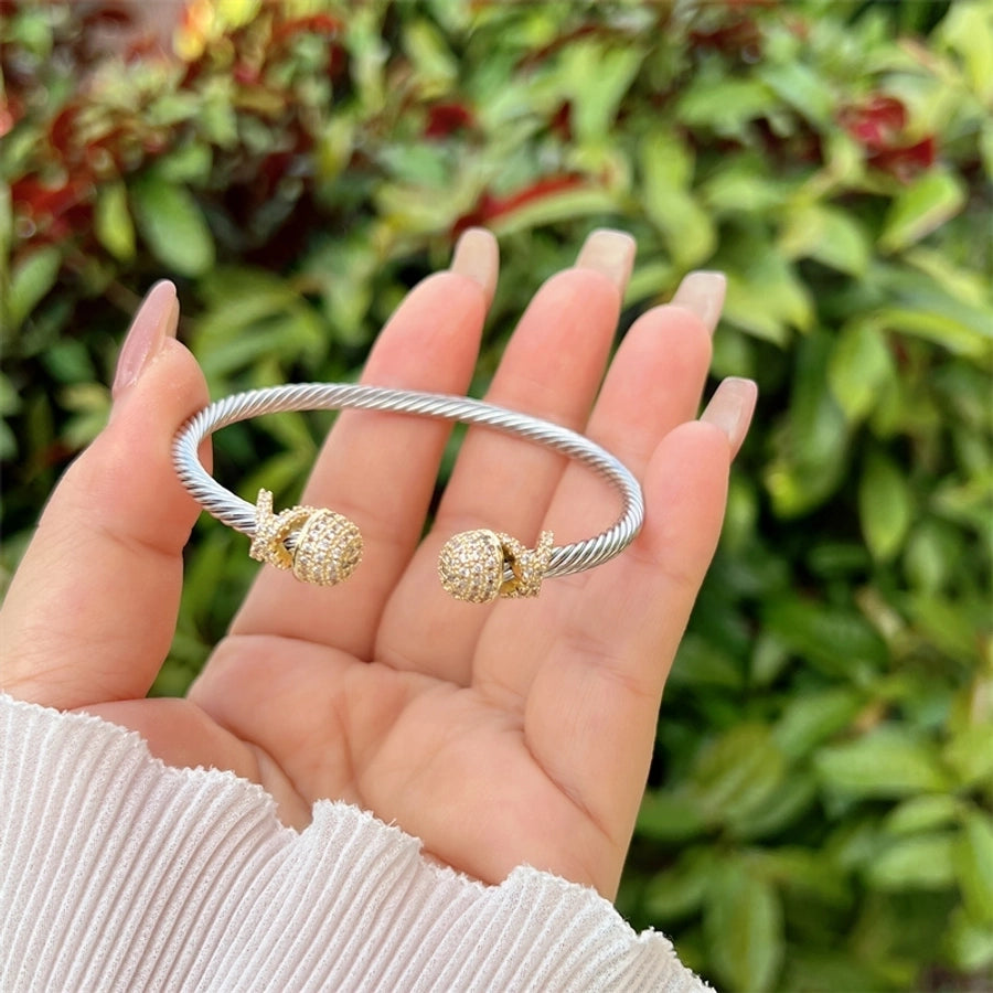 Multi-Style Copper Plating 18K Gold Inlaid Full Rhinestone Zircon Cross-Border Original New Arrivals Bracelet Fashion High-End Suitable for Daily Wear Valentine's Day Gift