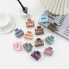 Women's Retro Color Block Acetic acid sheets Hair Claws