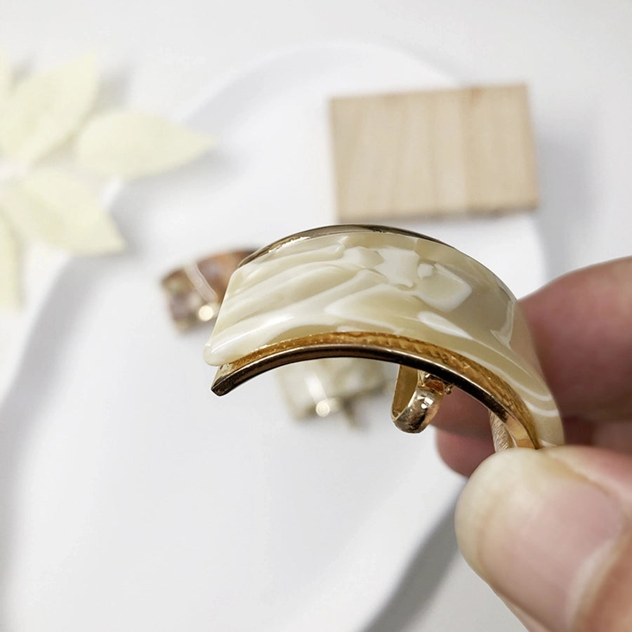 Women's Streetwear U Shape Acetic acid sheets Metal Hair Clip Hair hook