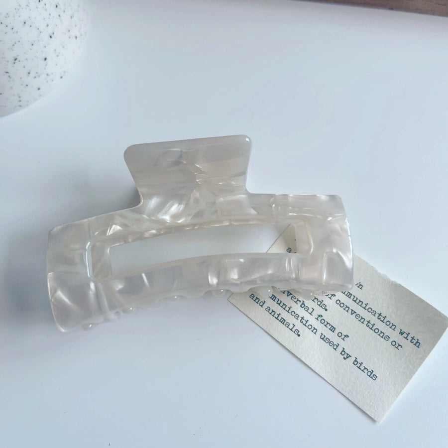 retro rectangle acetic acid sheets hair claws