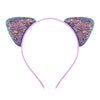 cute cat ears cloth sequins hair band 1 piece