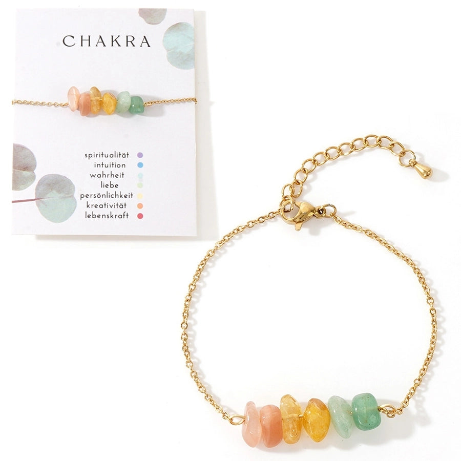 Semi-precious stone Copper Handmade Geometric Bracelets