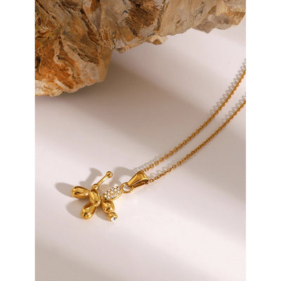 Jewelry Classic Style Balloon Dog Solid Color 304 Stainless Steel Pendant Necklace