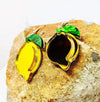 Acrylic Sheet Lemon Earrings Summer Vacation Acrylic Women Jewelry Earrings Trendy Fruit Earrings