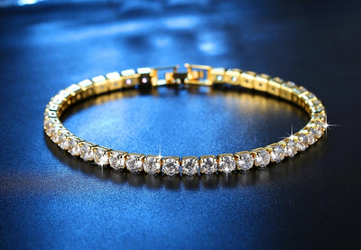 New   fashion  full diamond bracelet copper inlaid zircon bracelet women's bracelet jewelry lovers bracelet