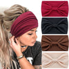 fashion plaid bow knot cloth pleated hair band 1 piece