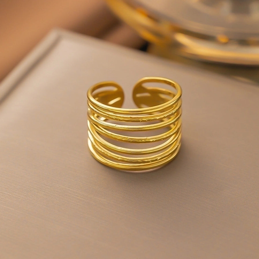 Jewelry Sweet Bow Knot Titanium Steel Plating Rings