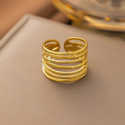 Jewelry Sweet Bow Knot Titanium Steel Plating Rings